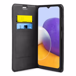 SBS TEBKLITESAA22K, Étui avec portefeuille, Samsung, Galaxy A22 5G, 16,8 cm (6.6"), Noir