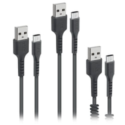 SBS TEKITMICRO3IN1K câble USB 0,5 m USB 2.0 USB A Micro-USB B Noir