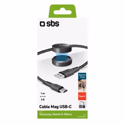 SBS TEMAGUSBCDG câble USB 2 m USB A USB C Noir - Vue supplémentaire 2