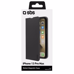 SBS TEBKLITEIP1367K 6.7" Étui avec portefeuille Noir