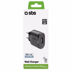 SBS TETR1USB1A adaptateur de puissance & onduleur Intérieure 5 W Noir - Vue supplémentaire 2