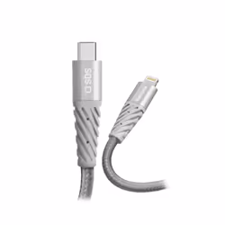 SBS TECABLEUNRELTCK câble Lightning 1,5 m Gris
