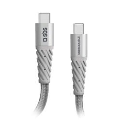 SBS TECABLEUNRELTCCK câble USB 1,5 m USB 2.0 USB C Argent