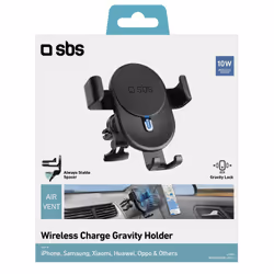 SBS TESUPWIR10CLIPSTG support Support actif Mobile/smartphone Noir