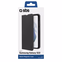SBS TEBKLITESAS22PK 6.6" Étui avec portefeuille Noir