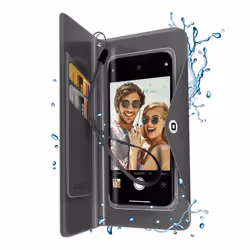 SBS TEWATERWALK, Étui avec portefeuille, Universel, 17,3 cm (6.8"), Noir