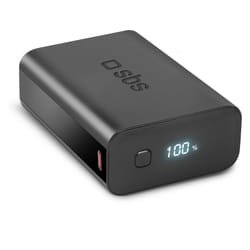 SBS TEBB20000LCDEVOPD20K banque d'alimentation électrique Lithium Polymère (LiPo) 20000 mAh Noir