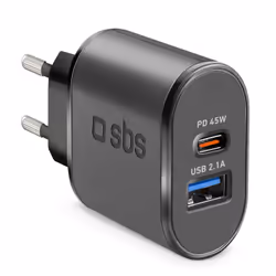 SBS TETRUSBTCPD45WK, Intérieure, Secteur, Noir