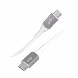 SBS GRECABLETCTC15W, 1,2 m, USB C, USB C, Blanc