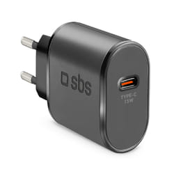 SBS TETRTC15W chargeur d'appareils mobiles Universel Noir Secteur Charge rapide Intérieure