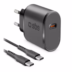 SBS TEKITTRTC15W, Intérieure, Secteur, 9 V, 1 m, Noir