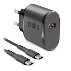 SBS TEKITTRTC15W chargeur d'appareils mobiles Universel Noir Secteur Charge rapide Intérieure