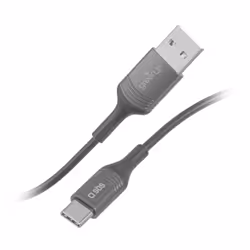 SBS GRECABLEUSBTCK, 1,2 m, USB A, USB C, Noir