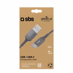 SBS GRECABLEUSBTCK câble USB 1,2 m USB A USB C Noir