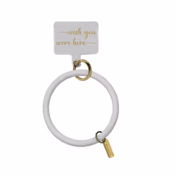SBS CMBRACCIRCLELG, Bracelet, Or, Blanc, Polyuréthane (PU), Silicone, Acier, Zinc, 1 pièce(s), 20 g, 90 mm