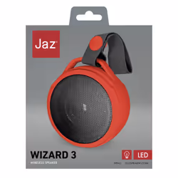 SBS TEJZSPEAKWIZ3WR haut-parleur portable et de fête Noir, Rouge 3 W