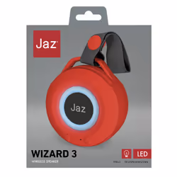 SBS TEJZSPEAKWIZ3WR haut-parleur portable et de fête Noir, Rouge 3 W