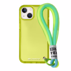 SBS CMCOVFLUOIP1467Y, Housse, Apple, iPhone 14 Plus, 17 cm (6.68"), Jaune
