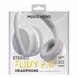 SBS Floxy 2.0 Écouteurs Sans fil Arceau Appels/Musique USB Type-C Bluetooth Blanc