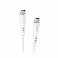 SBS TECABLETCC2MW, 2 m, USB C, USB C, USB 2.0, 480 Mbit/s, Blanc