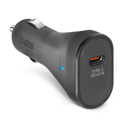 SBS TECRPD65W chargeur d'appareils mobiles Téléphone portable, Smartphone, Tablette Noir Allume-cigare Charge rapide Auto