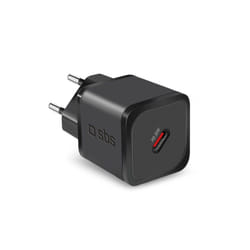 SBS TETRGAN1C30W chargeur d'appareils mobiles Écouteurs, Ordinateur portable, Smartphone, Smartwatch, Tablette Noir Secteur Charge rapide Intérieure
