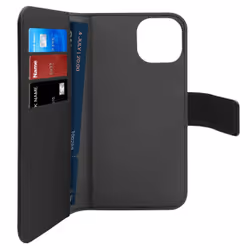 PURO PUIPC14P67BKMAG1BLK, Étui avec portefeuille, Apple, IPhone 14 Pro Max, 17 cm (6.7"), Noir