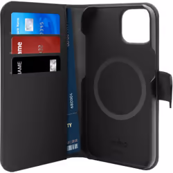 PURO PUIPC14P67BKMAG1BLK 6.7" Étui avec portefeuille Noir - Vue supplémentaire 4