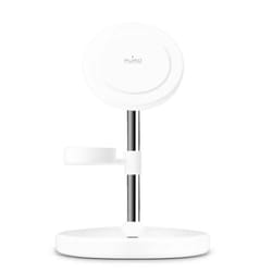PURO PUFCCSQIMAG2WHI chargeur d'appareils mobiles Casque, Smartphone, Smartwatch Blanc Batterie Recharge sans fil Charge rapide Intérieure