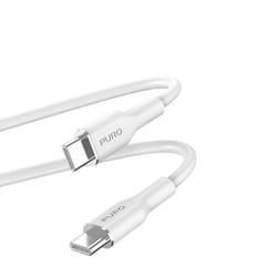 PURO PUUSBCUSBCICONWHI câble USB 1,5 m USB C Blanc