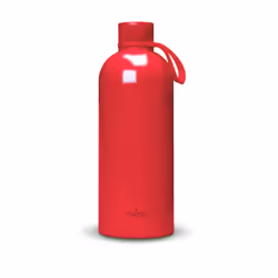 PURO PUWB500DW3RED, 500 ml, Utilisation quotidienne, Rouge, Acier inoxydable, 24 h, 12 h