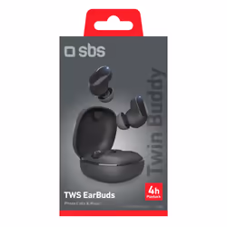 SBS Twin Buddy Écouteur TWS Bluetooth Noir - Vue supplémentaire 4