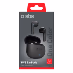 SBS One Color Écouteur TWS Bluetooth Noir - Vue supplémentaire 4
