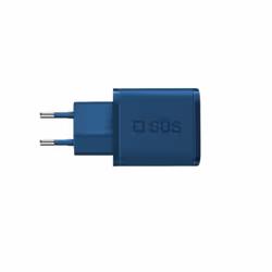 SBS TETRGAN1C20B chargeur d'appareils mobiles Écouteurs, Haut-parleur portable, Smartphone, Smartwatch, Tablette Bleu Secteur Charge rapide Intérieure - Vue supplémentaire 4