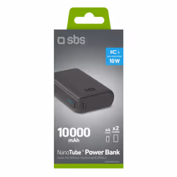 SBS NanoTube Lithium-Ion (Li-Ion) 10000 mAh Noir