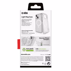 SBS TELIGMAGIP1561T coque de protection pour téléphones portables 15,5 cm (6.1") Housse Transparent - Vue supplémentaire 4