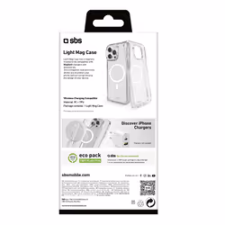 SBS TELIGMAGIP1567PT coque de protection pour téléphones portables 17 cm (6.7") Housse Transparent