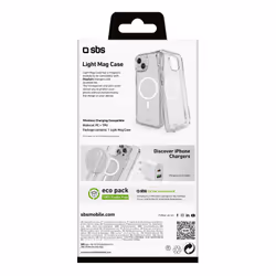 SBS TELIGMAGIP1567T coque de protection pour téléphones portables 17 cm (6.7") Housse Transparent - Vue supplémentaire 2