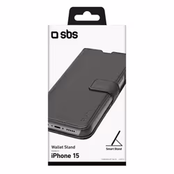 SBS TEBKWALIP1561K 6.1" Étui avec portefeuille Noir
