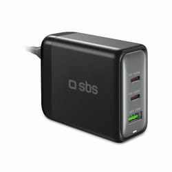 SBS TECHGSTUSB2C100W chargeur d'appareils mobiles Universel Noir Secteur Charge rapide Intérieure