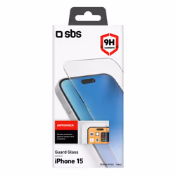 SBS TESCRGLIP1561 écran et protection arrière de téléphones portables Protection d'écran transparent Apple 1 pièce(s)