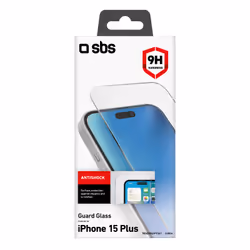 SBS TESCRGLIP1567 écran et protection arrière de téléphones portables Protection d'écran transparent Apple 1 pièce(s)