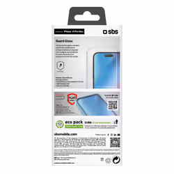 SBS TESCRGLIP1567P écran et protection arrière de téléphones portables Protection d'écran transparent Apple 1 pièce(s)