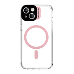 Case & Me CMCOVCAMTMSIP1567P coque de protection pour téléphones portables 15,5 cm (6.1") Housse Rose, Transparent