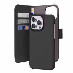 PURO PUIPC15P67BOOKC3BLK, Étui avec portefeuille, Apple, iPhone 15 Pro Max, 17 cm (6.7"), Noir