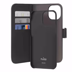 PURO PUIPC15P67BOOKC3BLK 6.7" Étui avec portefeuille Noir