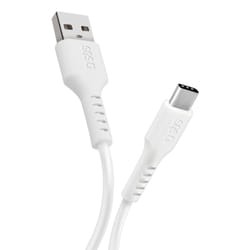 SBS TECABLEMICROC10W câble USB USB 2.0 1 m USB A USB C Blanc