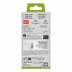 SBS TECABLEMICROC10W câble USB USB 2.0 1 m USB A USB C Blanc