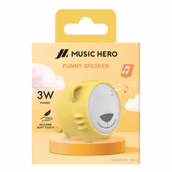 SBS MHSPEAKTIGER haut-parleur portable et de fête Enceinte portable mono Jaune 3 W