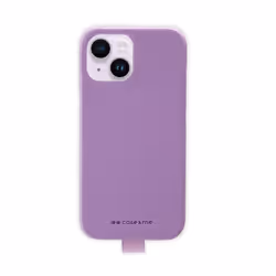Case & Me CMCOVPUIP1561L, Housse, Apple, iPhone 15, 15,5 cm (6.1"), Lavande